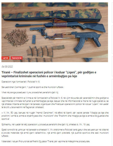 Albania-avmp/05-TiraneArmembajtjePaLeje