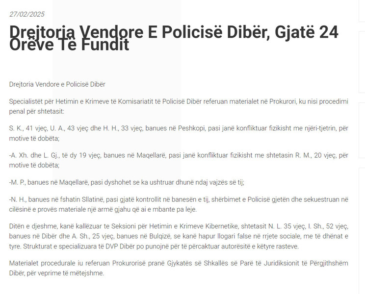 Albania-avmp/19-diber