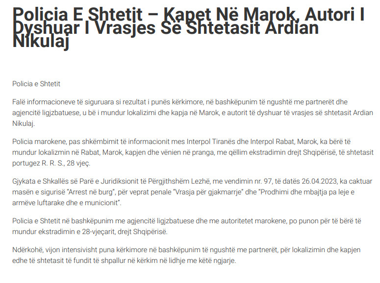 Albania-avmp/26-April-2023