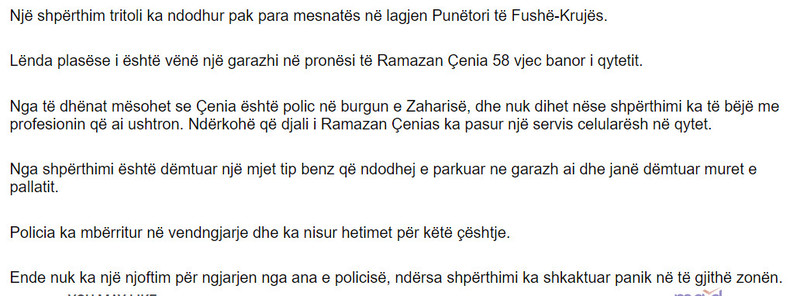 Albania-avmp/30-Jan-2019-Fush-Krujs