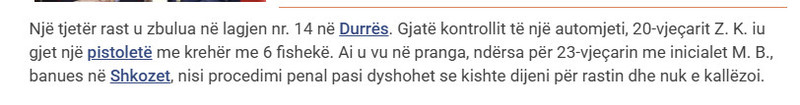 Albania-avmp/Durres-seizure