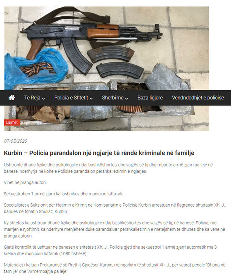 Albania-avmp/Kurbin-Domestic-violence