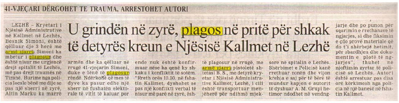 Albania-avmp/LezheClippings