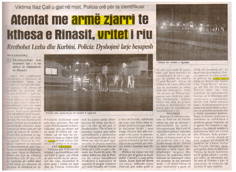 Albania-avmp/RinasClippings