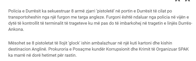 Albania-avmp/Sekuestrohen-8-pistoleta_1