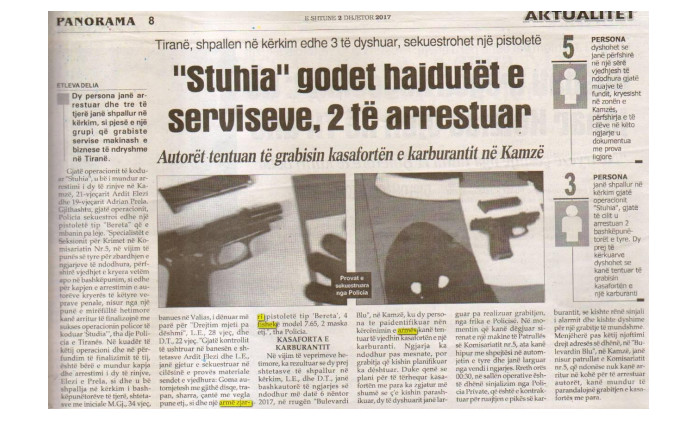 Albania-avmp/atentat-per-vjedhje