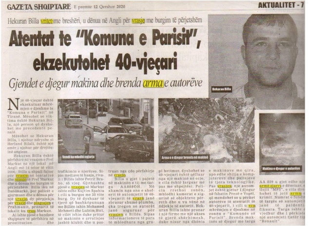 Albania-avmp/atentat-tirane
