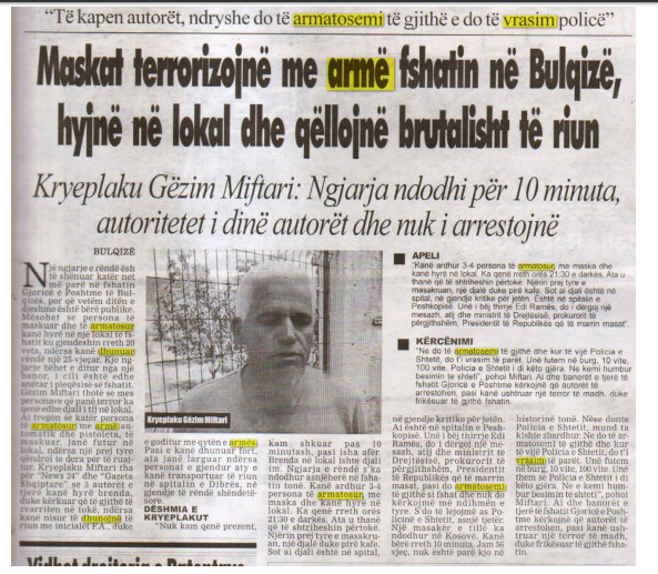 Albania-avmp/bulqize-firearm-shot