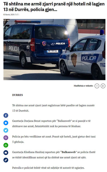 Albania-avmp/durres-firearm-shot