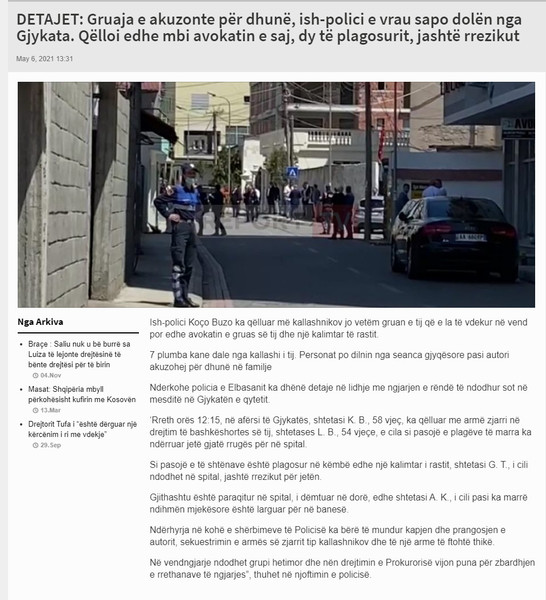 Albania-avmp/elbasan--d.violence