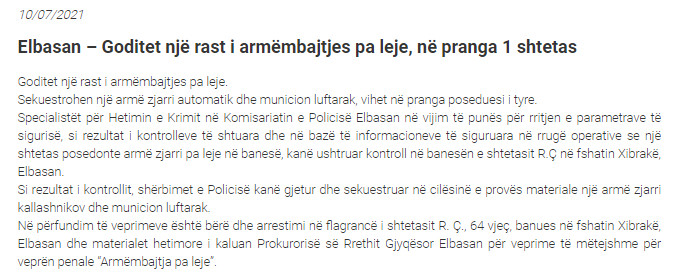 Albania-avmp/elbasan-10.7
