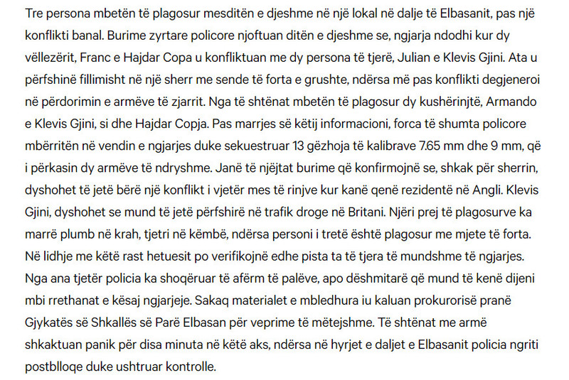 Albania-avmp/elbasan-perleshje