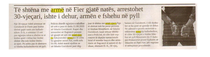 Albania-avmp/fier-firearm-shot