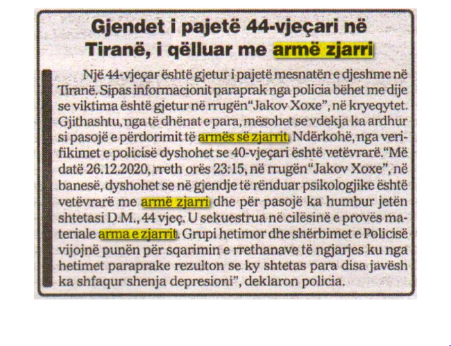 Albania-avmp/gjendet-i-pajete-44-vjecari-ne-tirane