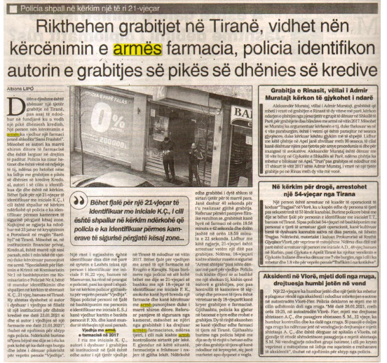 Albania-avmp/grabitje-ne-tirane