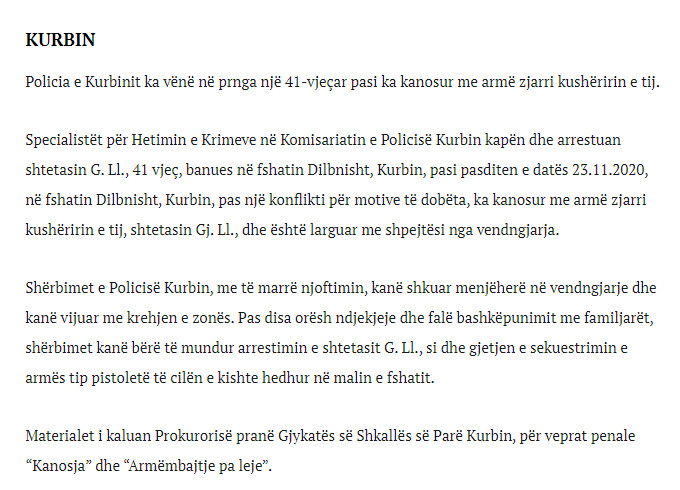 Albania-avmp/kurbin-23.11