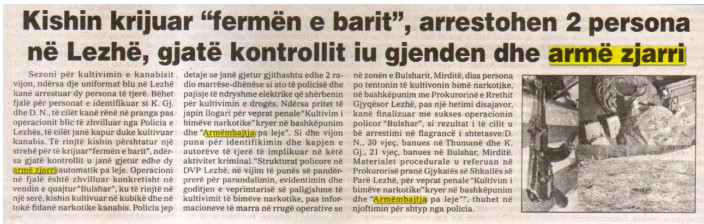 Albania-avmp/lezhe-25.5