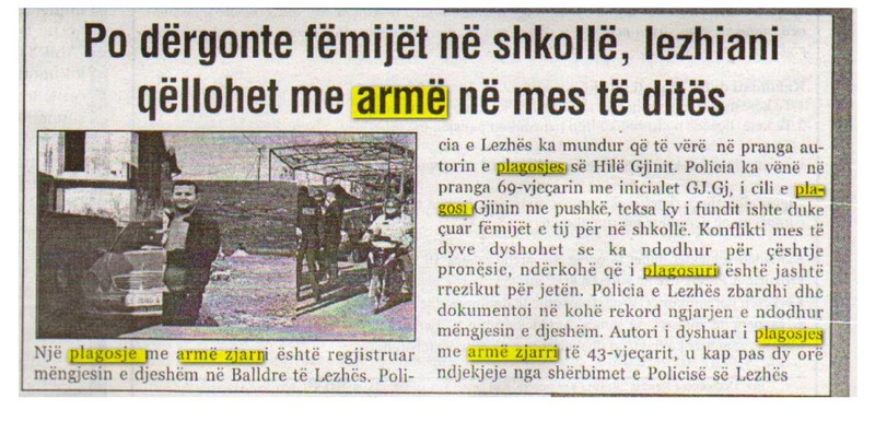 Albania-avmp/lezhiani-qellohet-me-arme-ne-mes-te-dites