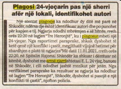 Albania-avmp/plagosi-24-vjecarin