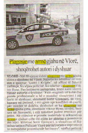 Albania-avmp/plagosje-me-arme-gjahu-ne-vlore