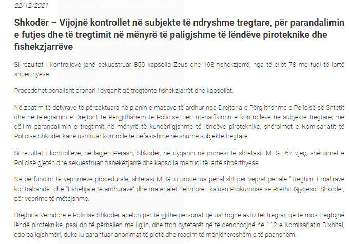 Albania-avmp/shkoder-22-dhjetor