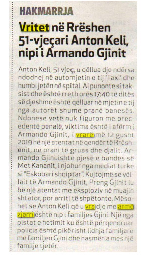 Albania-avmp/vritet-ne-rreshen-51-vjecari