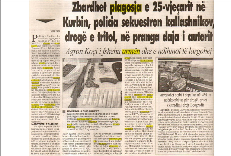 Albania-avmp/zbardhet-plagosja-e-25-vjecarit