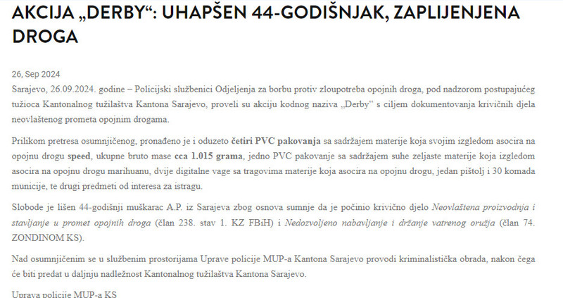 Bosnia-and-Herzegovina-avmp/Akcija-Derby_-Uhapsen-44-godisnjak-zaplijenjena-droga-_-Minist