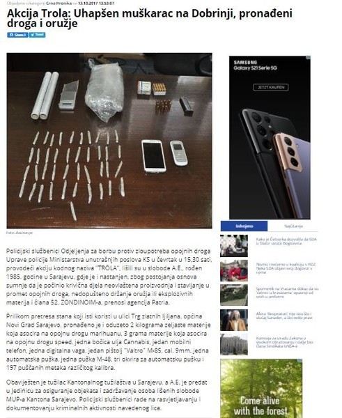 Bosnia-and-Herzegovina-avmp/Akcija-Trola_-Uhapsen-muskarac-na-Dobrinji-pronadeni-droga-i-o
