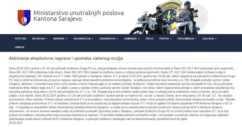 Bosnia-and-Herzegovina-avmp/Aktiviranje-eksplozivne-naprave-i-upotreba-vatrenog-oruzja-_-M