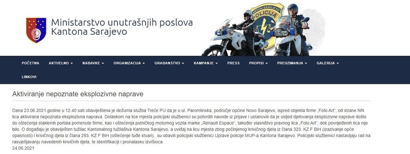 Bosnia-and-Herzegovina-avmp/Aktiviranje-nepoznate-eksplozivne-naprave-_-MUP_1