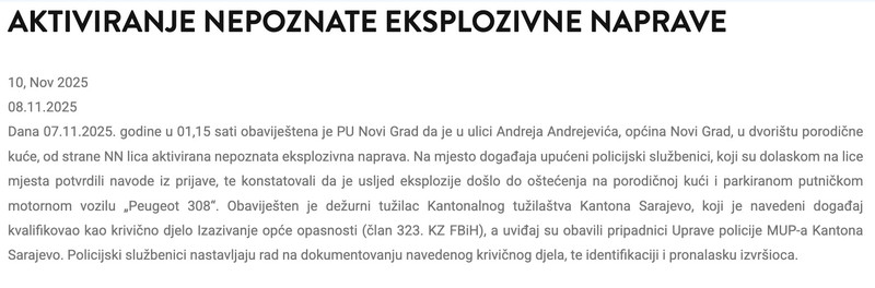 Bosnia-and-Herzegovina-avmp/Aktiviranje-nepoznate-eksplozivne-naprave-_-Ministarstvo-unutr