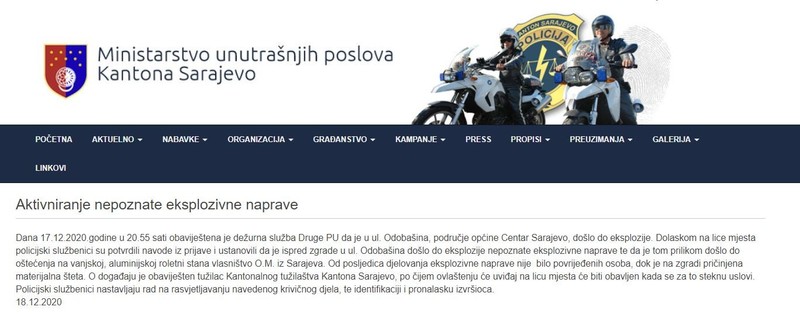 Bosnia-and-Herzegovina-avmp/Aktivniranje-nepoznate-eksplozivne-naprave