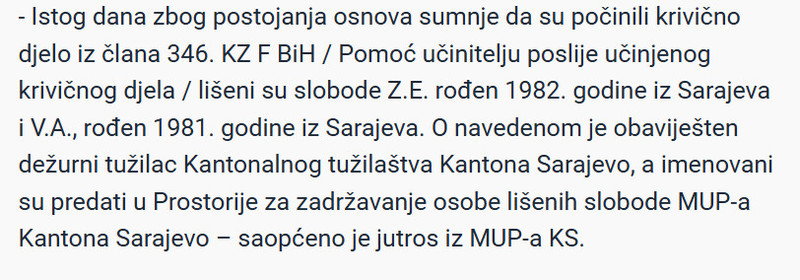 Bosnia-and-Herzegovina-avmp/Almer-Inajetovic-imao-pomagace-Uhapsena-jos-dvojica-muskaraca_1