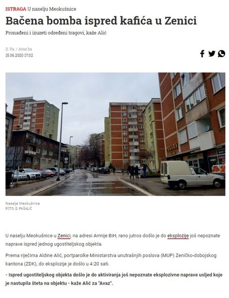 Bosnia-and-Herzegovina-avmp/Bacena-bomba-ispred-kafica-u-Zenici