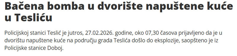Bosnia-and-Herzegovina-avmp/Bacena-bomba-u-dvoriste-napustene-kuce-u-Teslicu_1