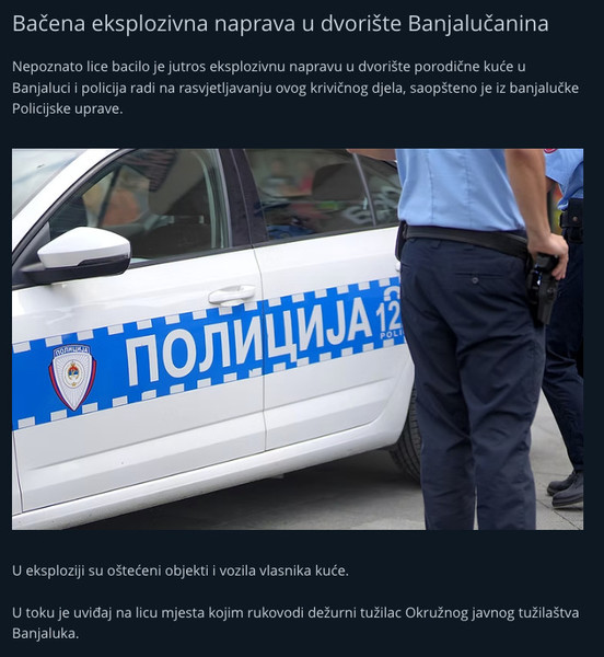 Bosnia-and-Herzegovina-avmp/Bacena-eksplozivna-naprava-u-dvoriste-Banjalucanina