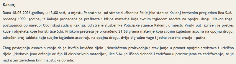 Bosnia-and-Herzegovina-avmp/Bilten-za-18.05.2026.-godine