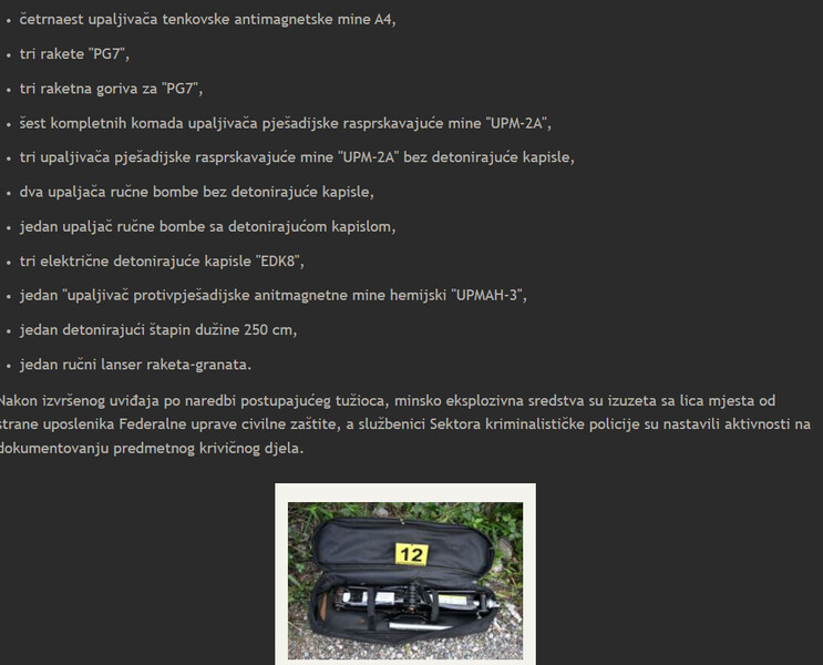 Bosnia-and-Herzegovina-avmp/Brzom-i-efikasnom-akcijom-policije-ZDK-pronadena-veca-kolicina-naoruzanja-i-minsko-eksplozivnih-sredstava-dva-lica-lisena-slobode_2