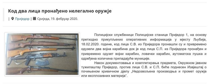 Bosnia-and-Herzegovina-avmp/Carbines-seizure_1