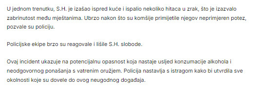 Bosnia-and-Herzegovina-avmp/Cazinjanin-uhapsen-nakon-sto-je-pijan-pucao-iz-puske-2