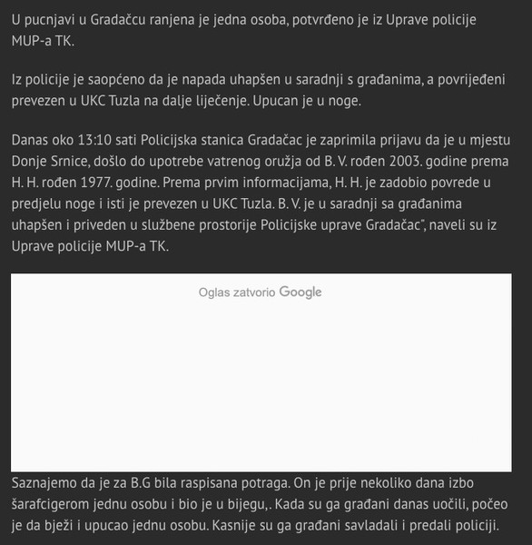 Bosnia-and-Herzegovina-avmp/Detalji-drame-u-Gradaccu_-Upucao-muskarca-u-noge.-Bio-u-bijegu_1