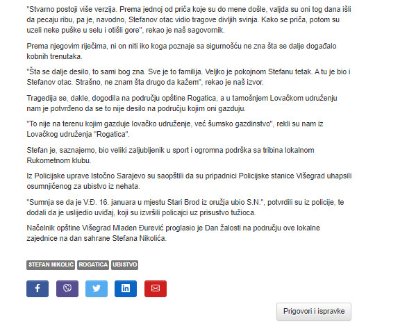 Bosnia-and-Herzegovina-avmp/Detalji-tragedije-kod-Rogatice---tetak-osumnjicen-za-smrt-mlad