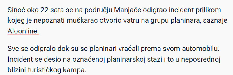 Bosnia-and-Herzegovina-avmp/Drama-na-Manjaci-Muskarac-pucao-na-planinare