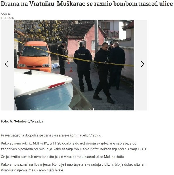 Bosnia-and-Herzegovina-avmp/Drama-na-Vratniku_-Muskarac-se-raznio-bombom-nasred-ulice