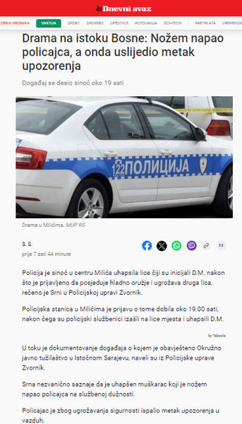 Bosnia-and-Herzegovina-avmp/Drama-na-istoku-Bosne_-Nozem-napao-policajca-a-onda-uslijedio-