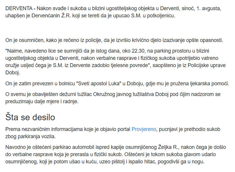 Bosnia-and-Herzegovina-avmp/Drama-u-Derventi-Muskarac-ranjen-nakon-sukoba-oko-parkinga_1