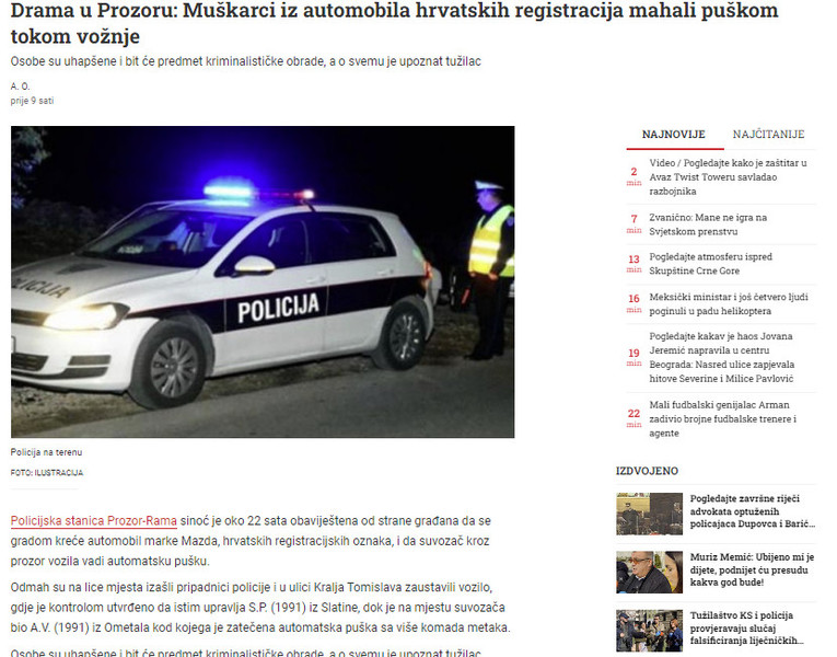 Bosnia-and-Herzegovina-avmp/Drama-u-Prozoru-Muskarci-iz-automobila-hrvatskih-registracija-