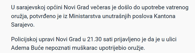 Bosnia-and-Herzegovina-avmp/Drama-u-Sarajevu-Pucao-u-naselju-Buca-Potok-pa-uhapsen