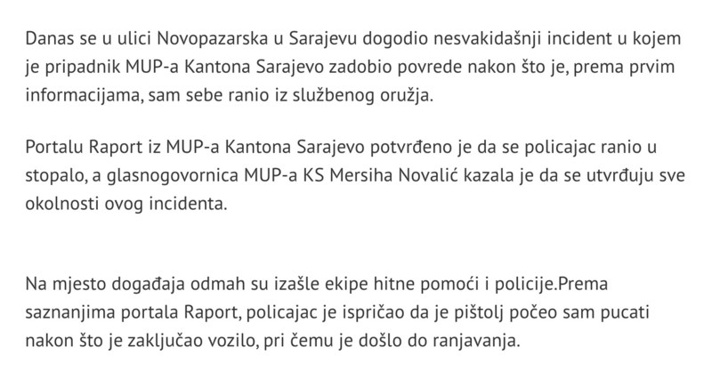 Bosnia-and-Herzegovina-avmp/Drama-u-Sarajevu_-Policajac-MUP-KS-ranio-sam-sebe-tvrdi-da-mu-_1